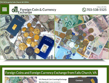 Tablet Screenshot of foreigncoinandcurrency.com